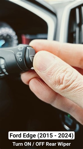 Ford Edge - How to Turn ON / OFF Rear Wiper (2015 - 2024) #ford #fordedge #cars #suv #vehicles