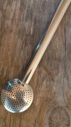 BOMBA DE CHIMARRÃO LUXO: 100% Alpaca Artesanal e Detalhes Dourados #chimarrão #mate