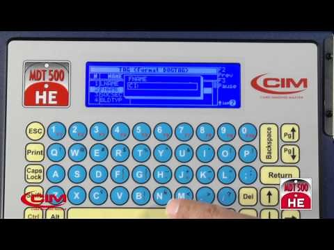 MDT500 HE Embossing Machine