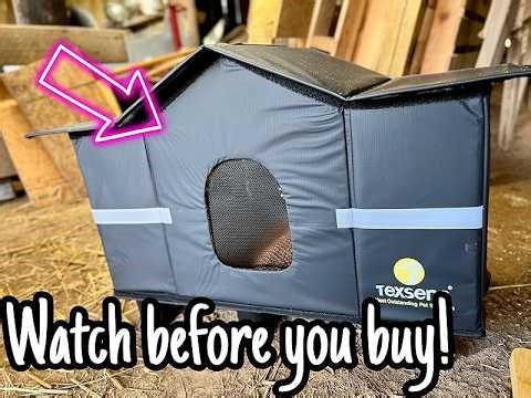 Texsens Heated Cat House for Outside- Watch BEFORE buying!