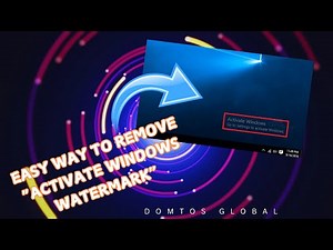 How to remove "ACTIVATE WINDOWS" watermark from PC