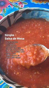 Salsa de Mesa. A simple table salsa with no fuss. It’s delicious with chips and really anything! lol! I love it on eggs! To give this boiled salsa more flavor, I fry it in a little preheated oil after blending it. Just 10 minutes of simmering will add flavor and cook out the natural pectin from the tomatoes. I pour in just a splash of white vinegar too. The results are a smoother salsa that will last a little longer in the refrigerator. This is a variation using chile Guero. I will leave the lin