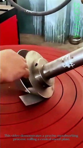 Metal Working Trick: Rolling a Conical Metal Plate