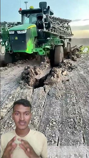 😱 Giant Machine Stuck in Muddy Field! 🤯🔥 | Extreme Farm Failure #shortsfeed #shorts #trending