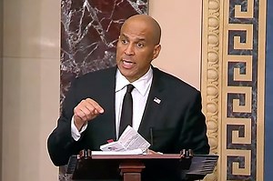 How did Booker not pee for 24 hours?