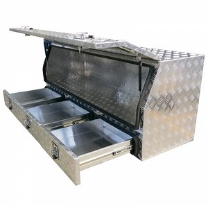 [Hot Item] Metal Toolbox Aluminum Pickup Tool Boxes for Trucks, Trailers, Ute