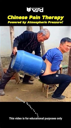 Chinese Pain Therapy Using Air Pressure?! 🧠⚙️ #shorts #viral