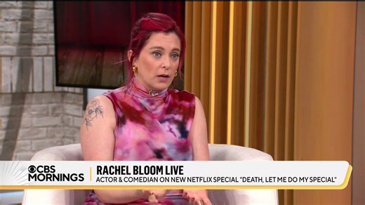 7.7K views · 25 reactions | In 2020, Rachel Bloom gave birth to her daughter and shortly after, her songwriting partner died. In her Netflix special, “Death, Let Me Do My Special,” Bloom explores what she calls one of the hardest times of her life: “The whole thing was really cathartic to talk about.” | CBS Mornings | Facebook