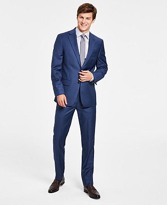 Calvin Klein Men's Slim-Fit Wool-Blend Stretch Suit Separates - Macy's