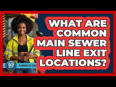 What Are Common Main Sewer Line Exit Locations?