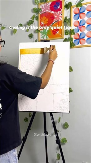 Creating Is The Only Quiet I Know 🎨 #art #painting #fyp #artist