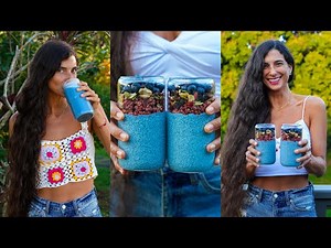 Easy Raw Vegan Breakfast Recipes 🫐 Blueberry Cardamom Milk + Chia Parfait 🥛 Quick & Meal Prep Ready!