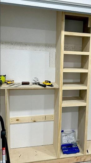 DIY Built-in Closet from Plywood #diy #renovation #woodworking