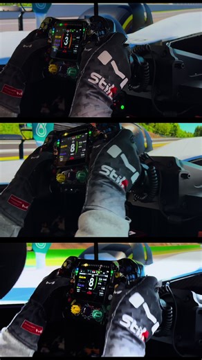 The @simlab.eu Mercedes AMG Petronas F1 Steering Wheel combined with the Daniel Newman Racing Endurance Dashboard. Utterly chefs kiss 🤌🏻🔥 #simracing #esports #motorsport #racing #simulator