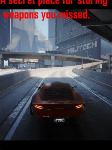 Cyberpunk 2077 secret weapon stash location