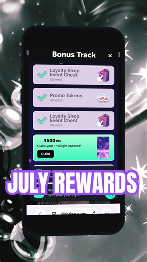 July Bonus Rewards 💜✨
