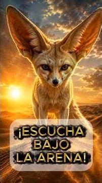 ZORRO FÉNEC: EL PEQUEÑO REY DEL DESIERTO #ZorroFenec #VidaSalvaje #AnimalesAsombrosos #shorts