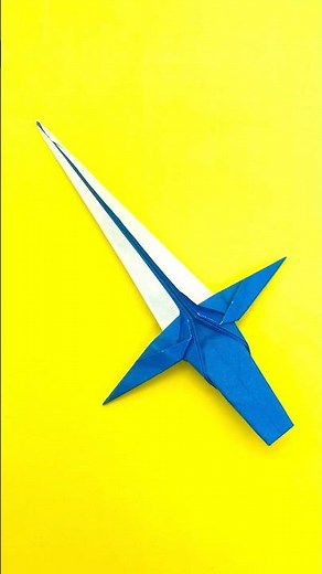 How to make an easy origami cool sword | How to make an easy origami cool sword