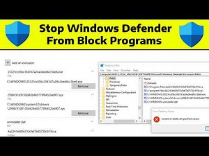 How To Stop Windows Defender From Blocking Program in Windows 11