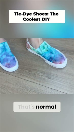 DIY Tie Dye Vans (Shaving Cream Method)