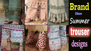 Brand New Summer Trousers Designs 2024 //Designer Trouser Design Ideas For Eid | NOORi's Style
