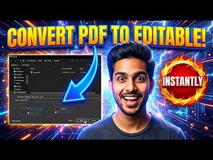 How to Convert a PDF to an Editable PDF | Easy Step-by-Step Guide