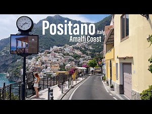 Positano, Italy - Amalfi Coast - 4K-HDR Walking Tour (▶42min)