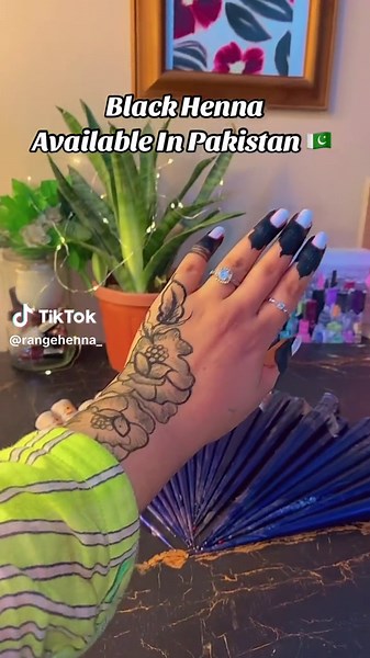 Explore Black Henna Designs Available in Pakistan