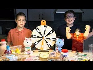 Mystery Wheel Milkshake Challenge with Ralph Breaks The Internet!