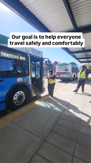 Pro tips for users of mobility devices on transit 👇 •Each Pierce Transit bus is equipped to kneel (lower closer to the curb) and has a ramp to help make boarding easier. Be sure to follow instructions from the driver when using the ramp to enter and leave the bus. •The bus driver will use straps to secure your scooter or wheelchair. You can also request the seatbelt and the bus driver will secure it for you. •If your wheelchair has slanted wheels (camber) or if sitting backward makes you uncomf