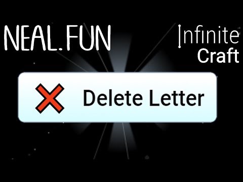 How to Make Delete Letter in Infinite Craft | Get Delete Letter in Infinite Craft