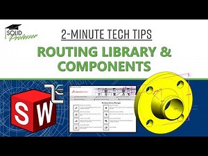 Routing Components and Routing Library Manager in SOLIDWORKS