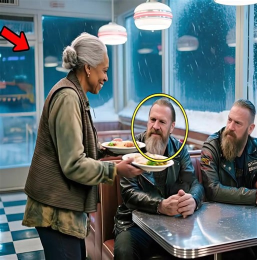 Kind old lady shelters 15 Hells Angels during a blizzard – the next...