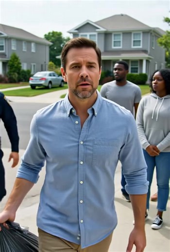 Stopped while taking out his trash, a man is taken to the station as neighbors watch in shock. But when his true identity is revealed, the interrogation room falls silent — he’s the CEO funding the department. It was just after 8 a.m. in a quiet American cul-de-sac where the HOA mailboxes line up with near-military precision and recycling bins roll out on schedule every Thursday. The kind of neighborhood where stainless travel mugs sit in cup holders as residents merge onto the interstate, where