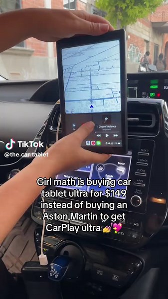 Girl Math: Choosing Car Tablet Over Luxury Car