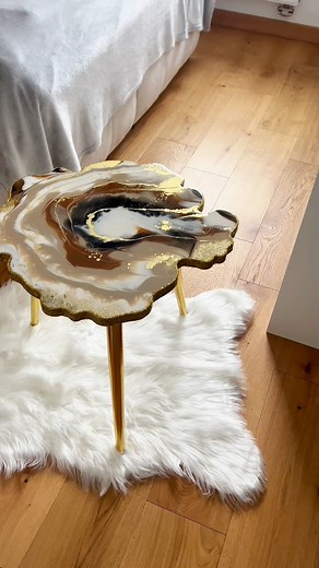 ✨ Making a Coffee Table with @craft.resin 🤎 🛍 Use code ANNRESIN10 to get a 10% discount on craft-resin.com! Check out this gorgeous multi-colour table made by @ann.makes.resin using Craft Resin for Arts & Crafts! Just look at this beautiful piece of home decor 🤩 Craft Resin for Arts & Crafts is a must-have for creating unique home decorations. Its crystal-clear, non-toxic formula is easy to work with, and the 1:1 ratio is perfect for pouring thin, smooth layers 💎 #CraftResin #EpoxyResin #Epo