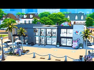 Magnolia Strip Mall 🛍️ \\ The Sims 4: Speed Build