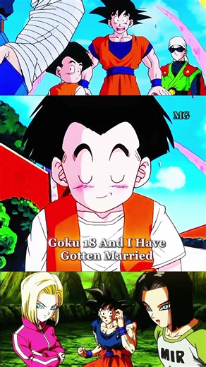 Goku Finally Meets Krillin’s Wife Android 18!🧐 #shorts #animeedit #goku #viral #animelv