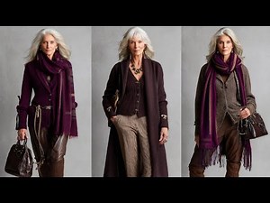 Ralph Lauren Fall/Winter 2025: Rich Plum & Taupe Outfit Ideas for Mature Style