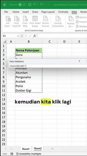 How to Create a Dropdown List in Excel #computertutorial #excel #exceltutorial #exceltips #excelt...