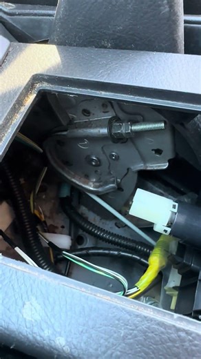 Toyota Rav4 handbrake cable adjust location