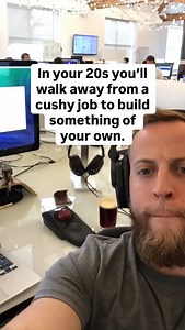 I quit a cushy job in 2017, leaving behind an $80K salary and stock options too. I called my parents to tell them, “I just quit my job…and I may never take another job again.” When I told people my next act was writing an email newsletter, people thought I’d lost my mind. Turns out, it was the exact right thing to do. It took years of trial and error (mostly error) but today, that little business I started in my tiny apartment supports my family. Bet on yourself! | Jay Clouse