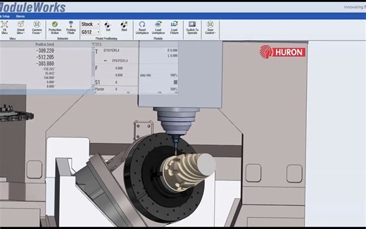 ModuleWorks 在西门子 840D CNC 控制器上的 CAS 实时防碰撞系统