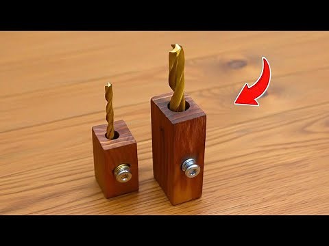 This sharpening method will amaze you 😱 Easy way to sharpen drill bits with a homemade wooden tool