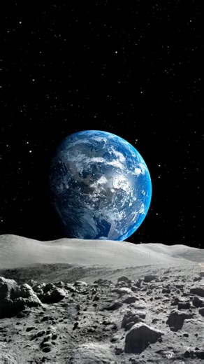 143K views · 4.1K reactions | Earth Rising Over the Moon Captured A...