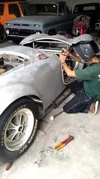 427 shelby cobra aluminum body build by REYCA