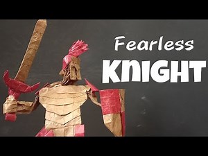 Folding This Origami Knight: A masterpiece like no other