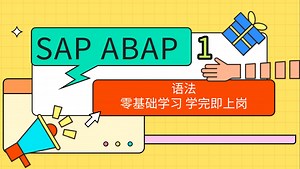 零基础到精通SAP【SAP ABAP语法】