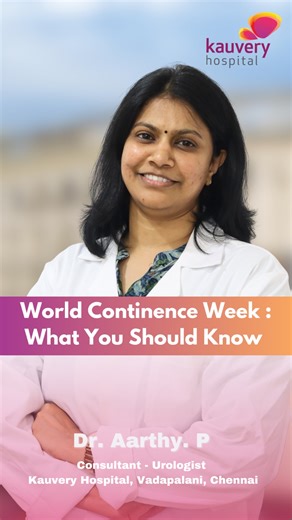 Unexpected urine leaks? You’re not alone. Urinary incontinence is more common than you think — and it comes in different types, each with its own causes and treatment. In this video, Dr. Aarthy. P, Associate Consultant – Urology & Robotic Surgery, Kauvery Hospital, Vadapalani, explains the types of urinary incontinence and how timely care can help you regain control and confidence. https://www.kauveryhospital.com/doctors/chennai/urology/dr-aarthy-p/ #KauveryHospital #KauveryHospitalChennai #Kauv