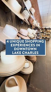 Discover Downtown Lake Charles, Louisiana with these four unique shopping experiences👇 🤠 Bespoke Hat Co 🎶 The Emporium 🔥 Iron Shop Provisions 💌 PaperSmith Whether you're looking for custom hats, vintage finds, men's fashion, or stationery treasures, downtown has it all! 🛍️ #VisitLakeCharles #GetDOWNtownLC #LouisianasPlayground | Visit Lake Charles